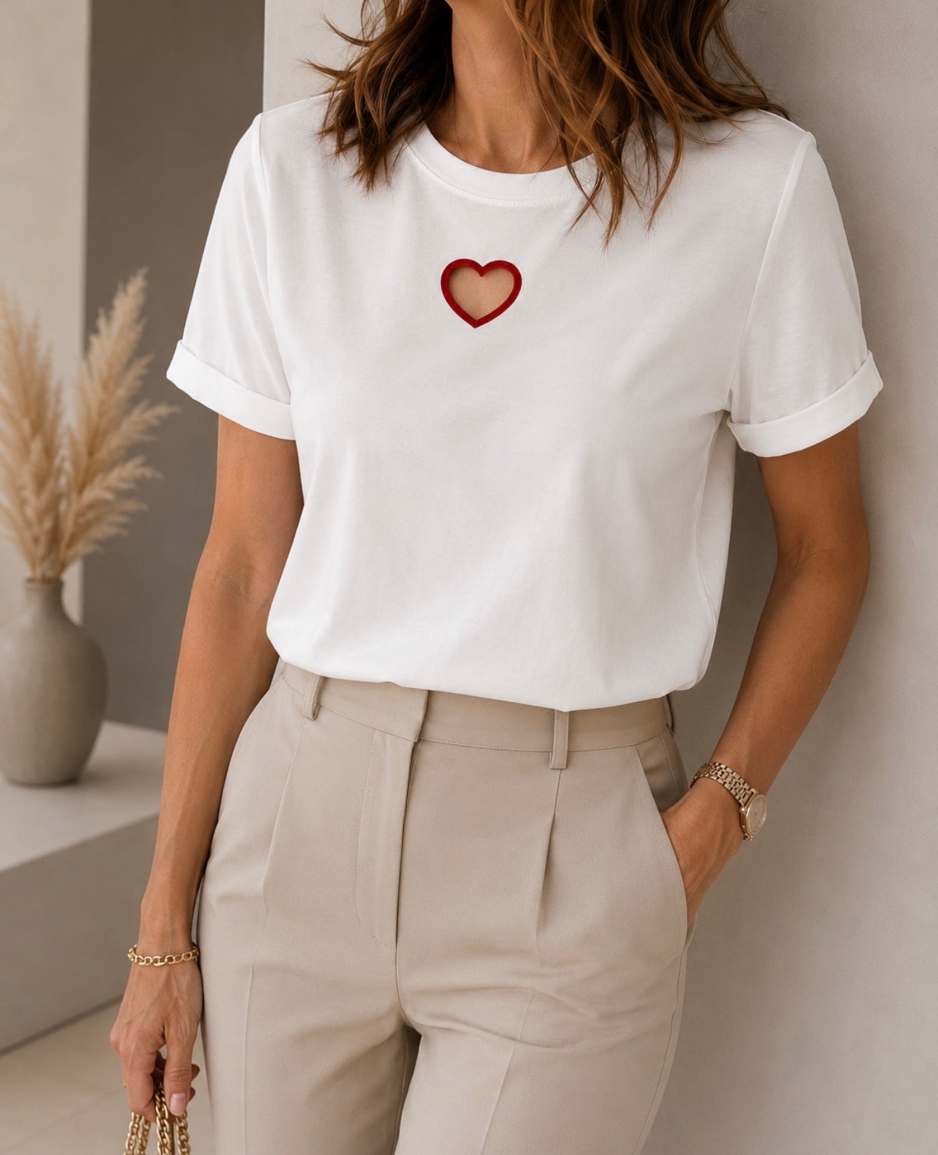 CAMISETA LOVE CORAZONES