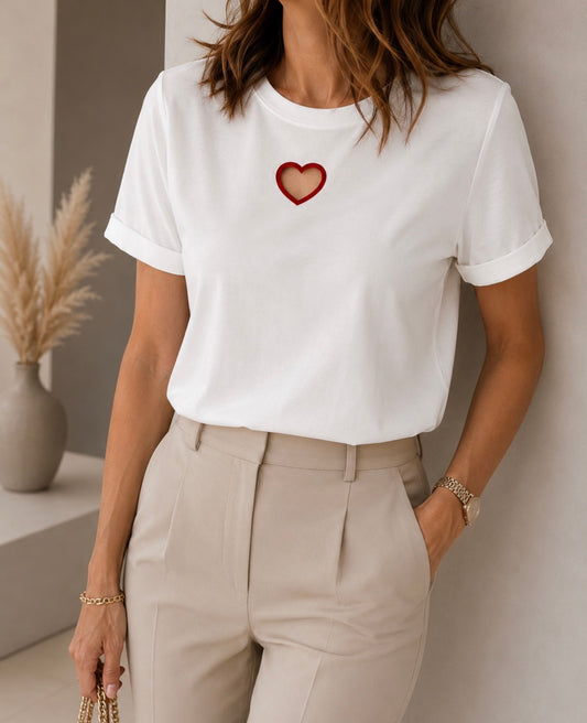 CAMISETA LOVE CORAZONES