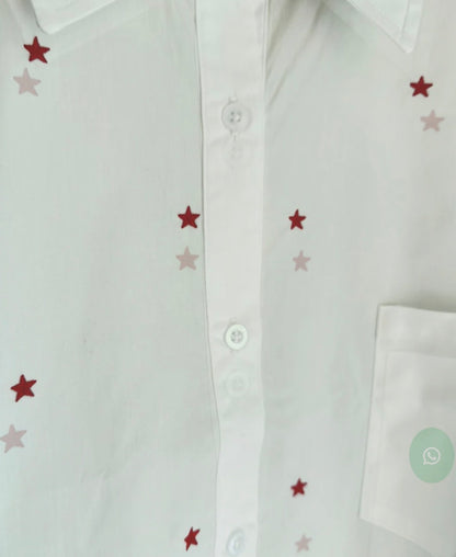 CAMISA ESTRELLAS HORMA OVERSIZE