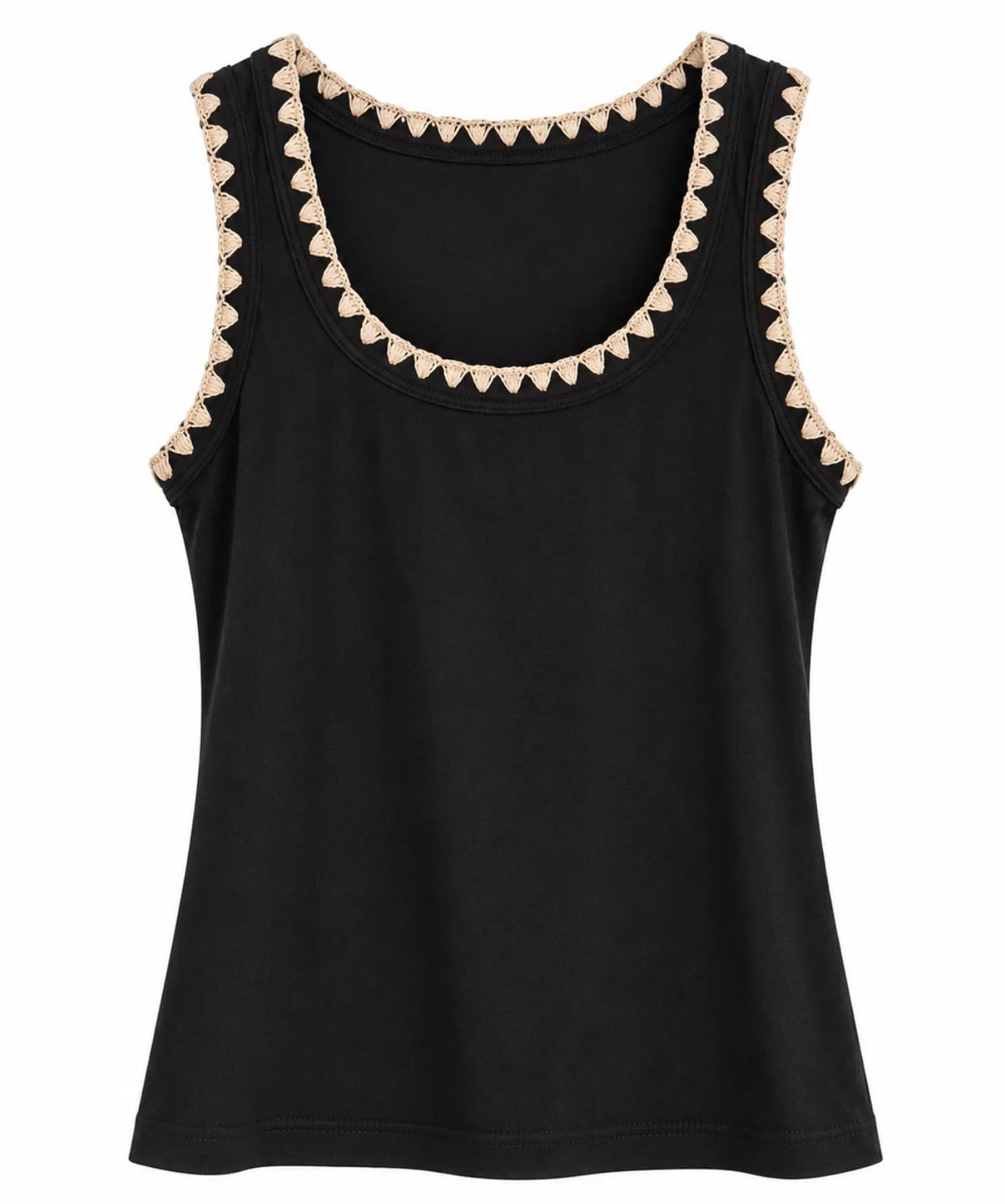 TANK TOP BORDADO NEGRO