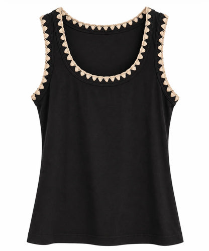 TANK TOP BORDADO NEGRO