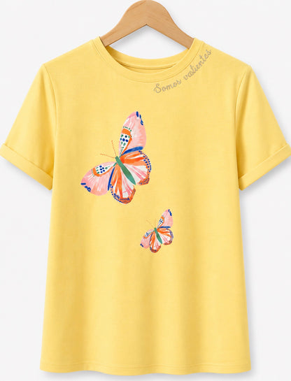 CAMISETA SOMOS INSTANTES AMARILLA
