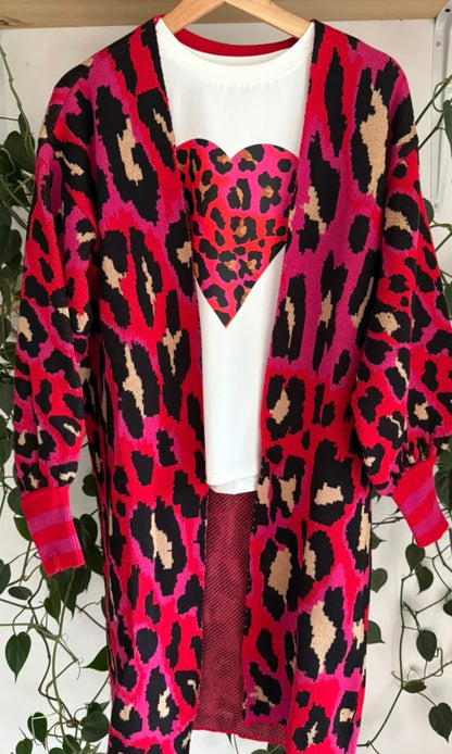 KIMONO ANIMAL ROJO