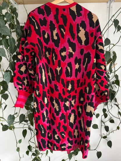 KIMONO ANIMAL ROJO