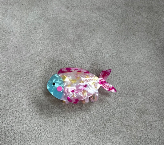 HAIR CLIP PEZ ROSADO