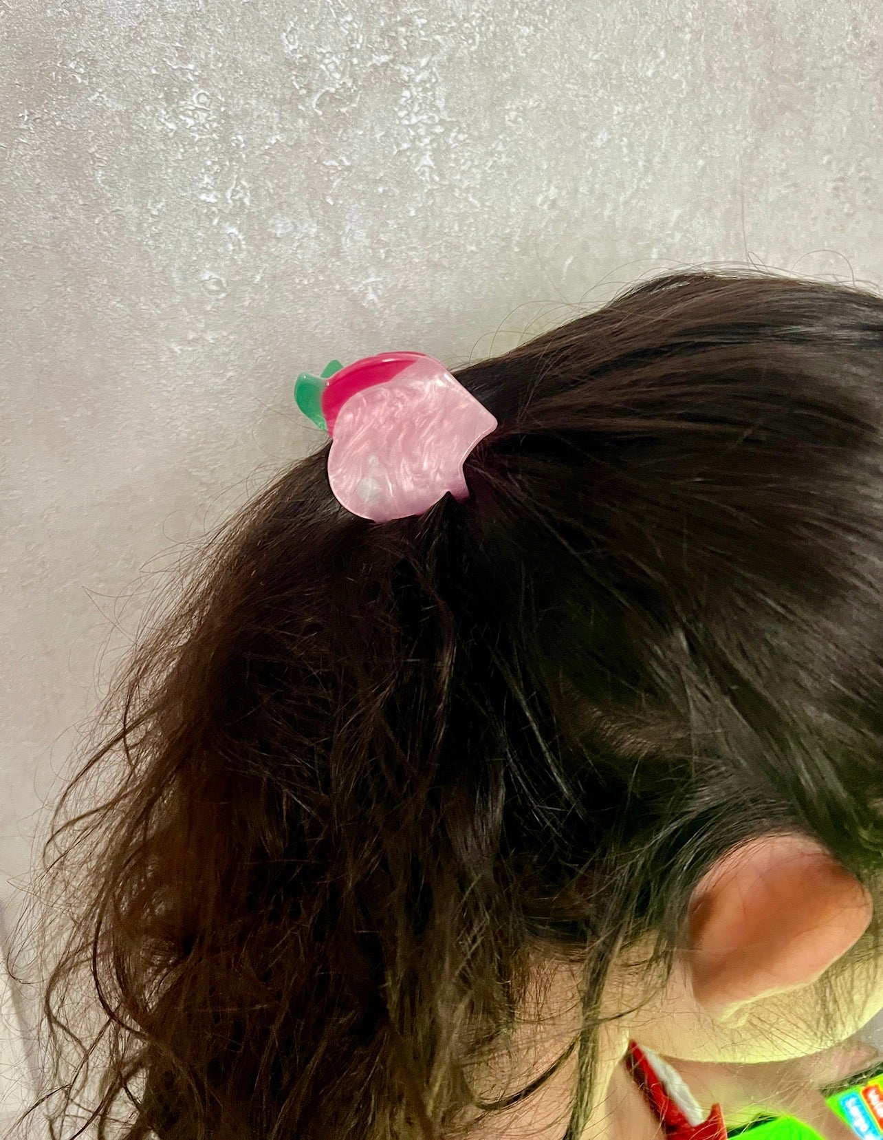 HAIR CLIP DURAZNO