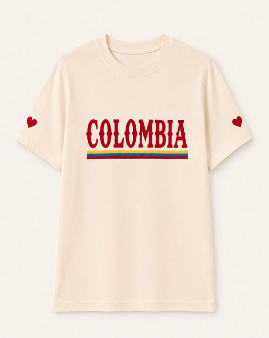 CAMISETA COLOMBIA LOVE