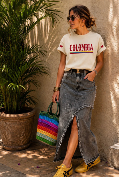 CAMISETA COLOMBIA LOVE