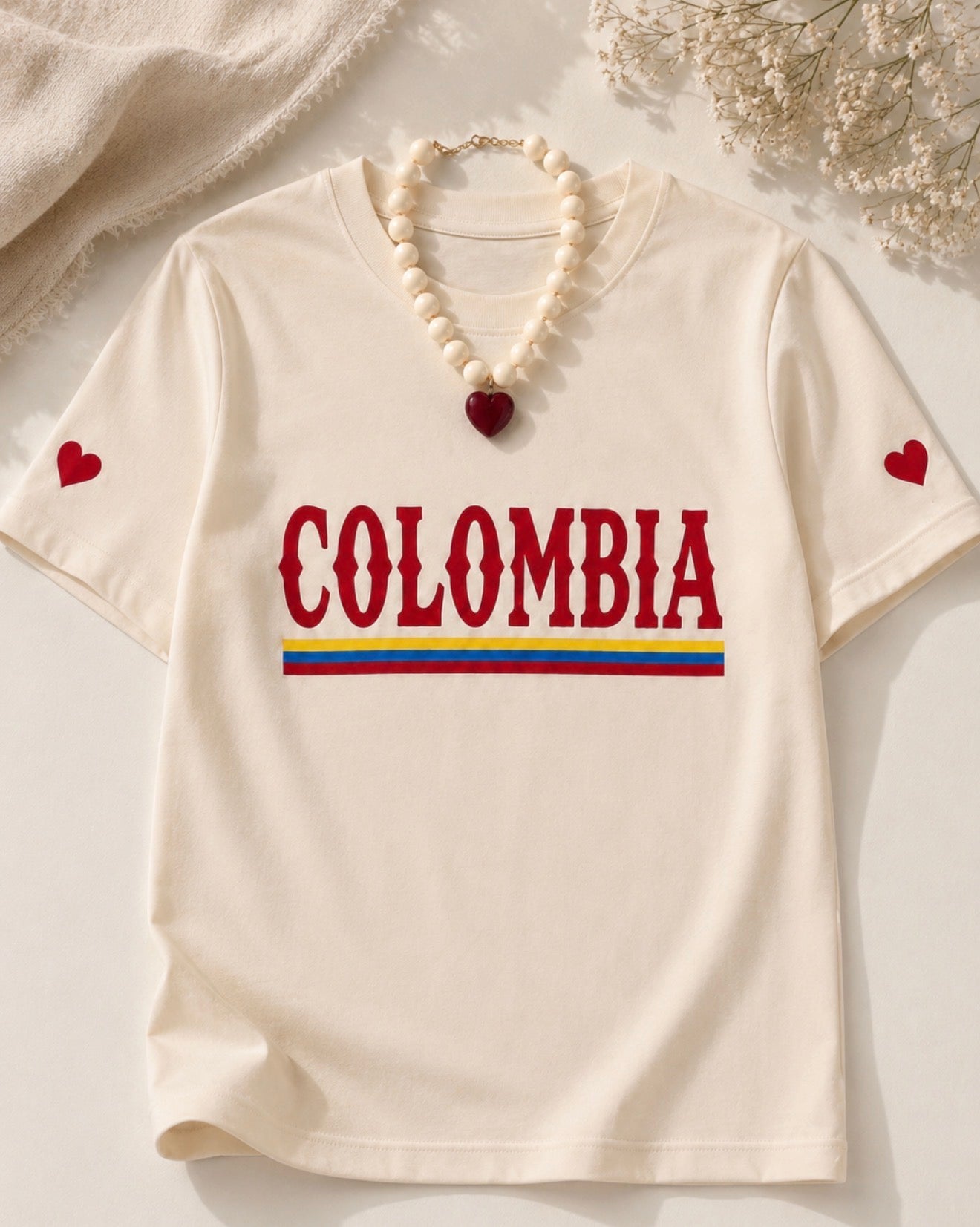 COLLAR BUTTER CORAZON ROJO