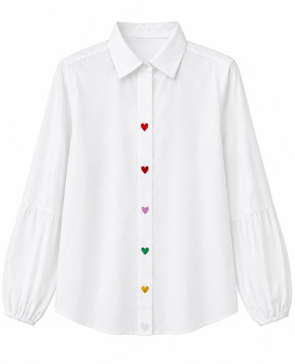 CAMISA CORAZONES IRIS