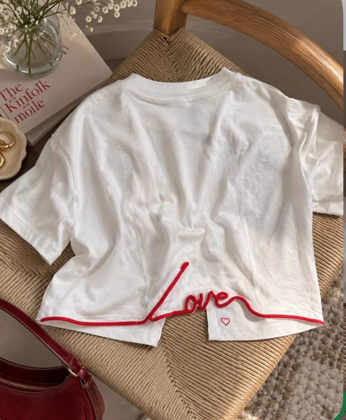 BLUSA LOVE BORDADA