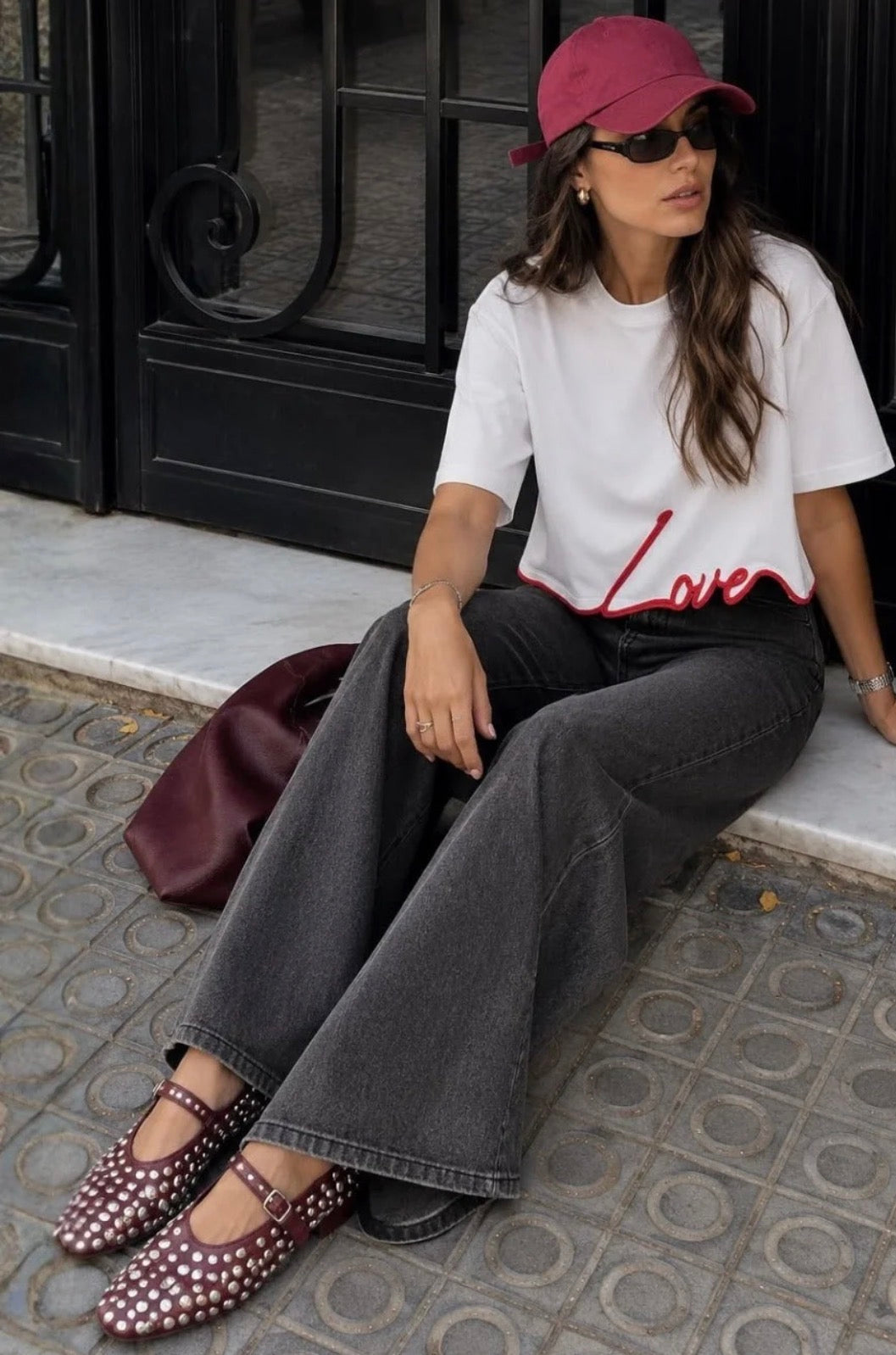 BLUSA LOVE BORDADA