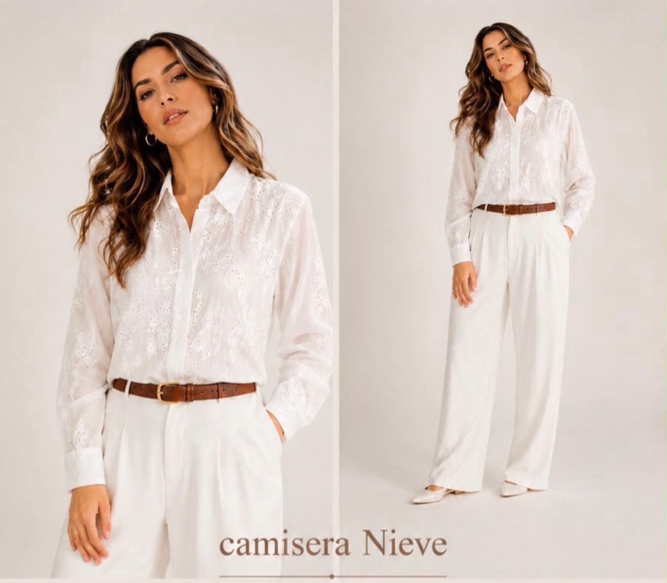 CAMISA NIEVE OJALILLO