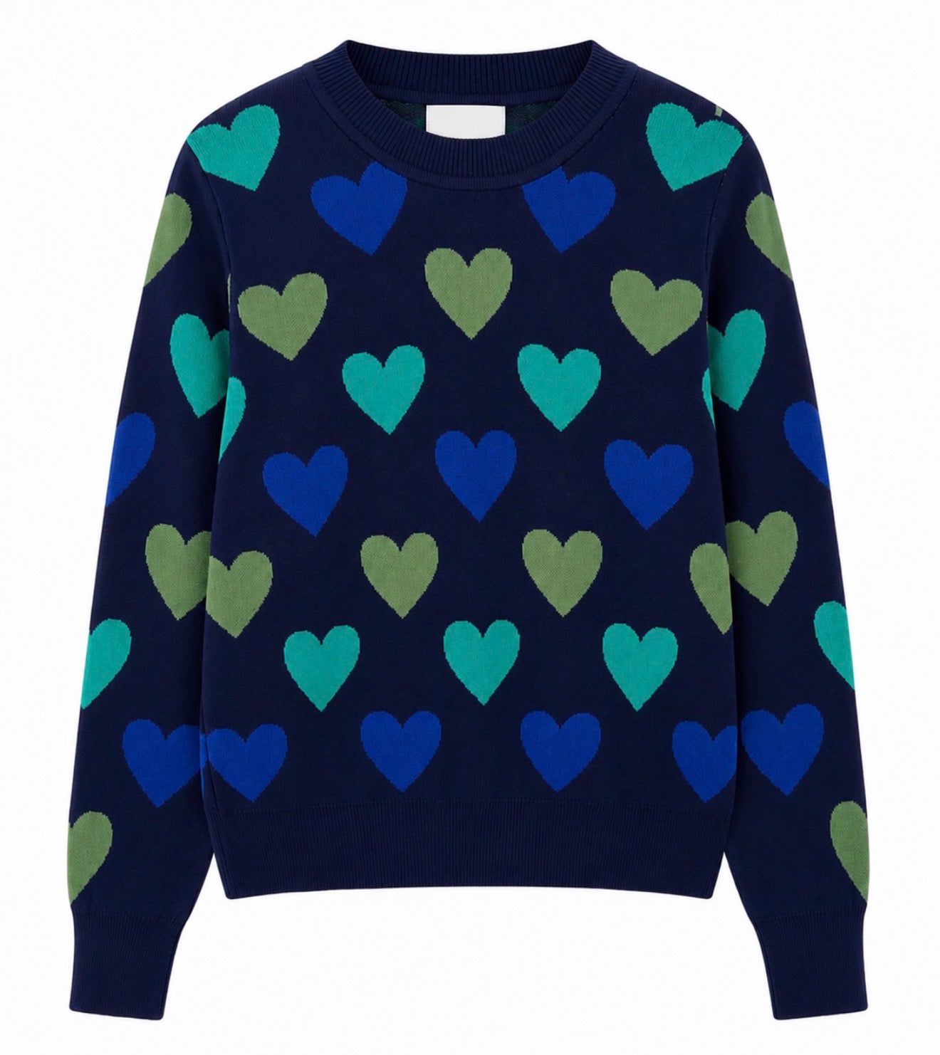 SACO CORAZONES AZULES