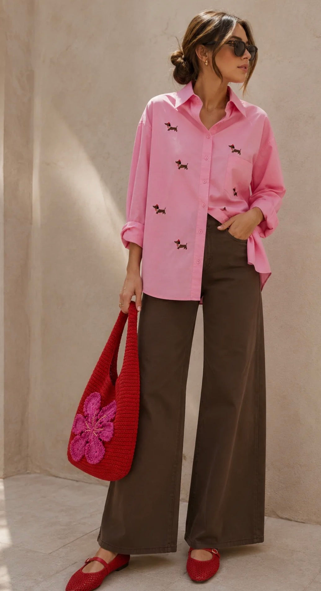 CAMISA OVERSIZE PERRITO SALCHICHA