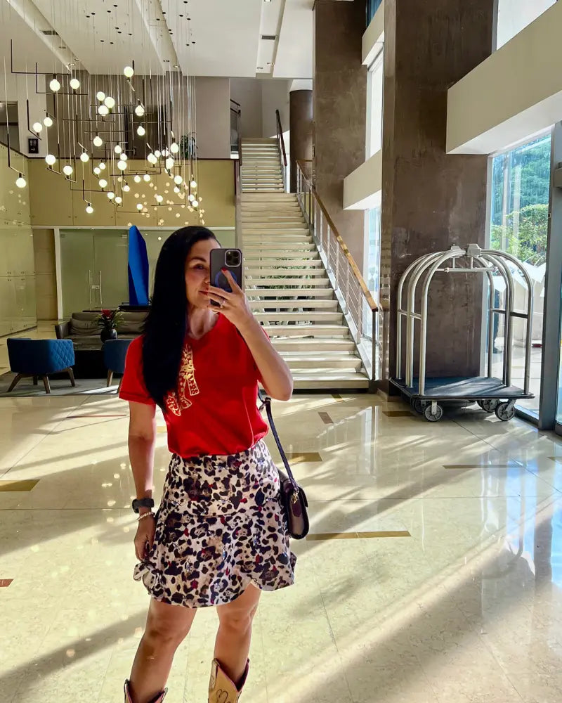 CAMISETA VALIENTE ROJO