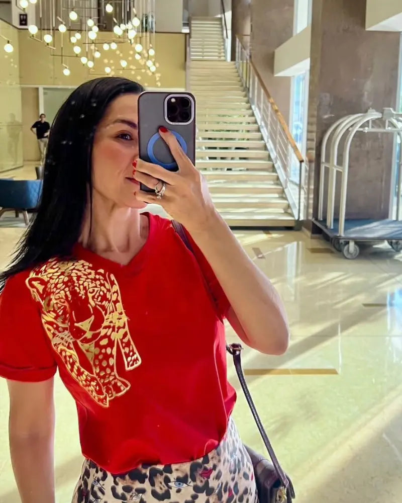 CAMISETA VALIENTE ROJO