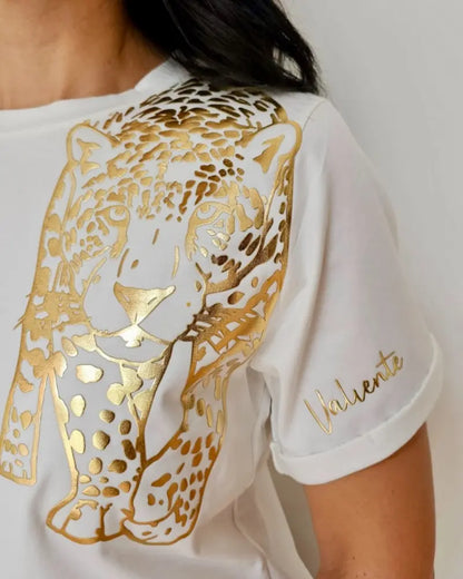 CAMISETA VALIENTE MARFIL