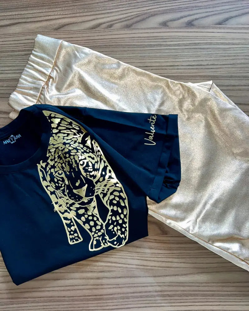 CAMISETA JAGUAR VALIENTE NEGRO