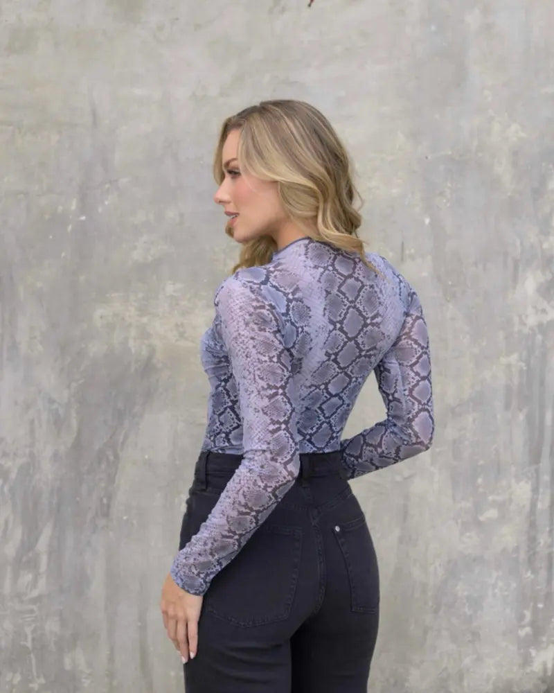 MALLA JACKY PITON GRIS