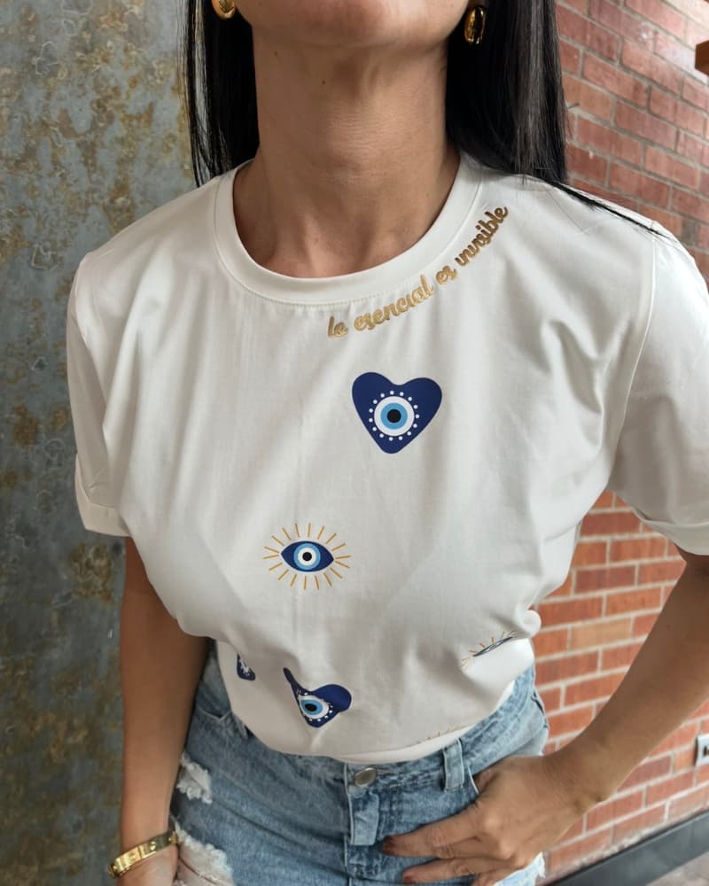 CAMISETA LO ESENCIAL ES INVISIBLE