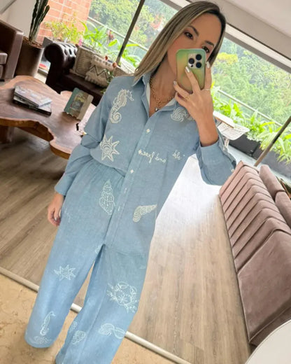 PANTALON LIKE THE SEA