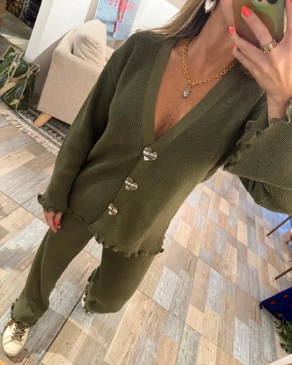 PANTALON ESSENTIAL VERDE