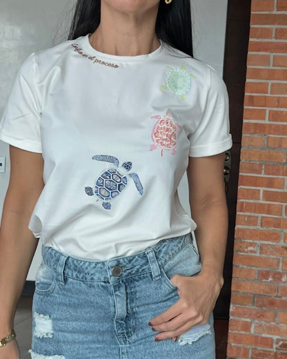 CAMISETA TORTUGA CONFIA EN EL PROCESO