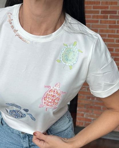 CAMISETA TORTUGA CONFIA EN EL PROCESO