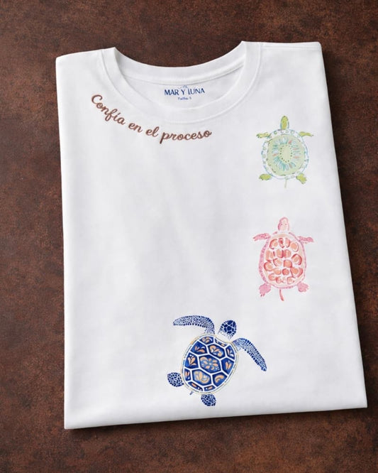 CAMISETA TORTUGA CONFIA EN EL PROCESO