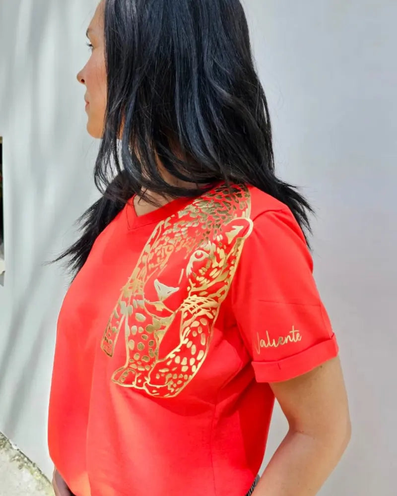 CAMISETA VALIENTE ROJO