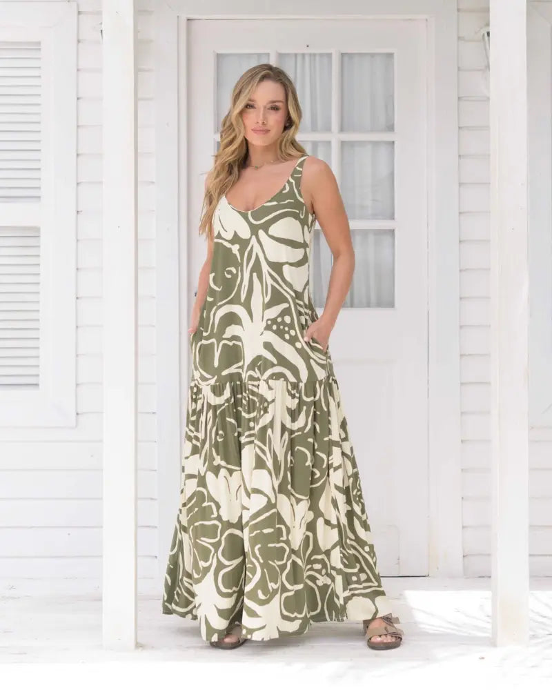 VESTIDO MARCIA MILAN VERDE