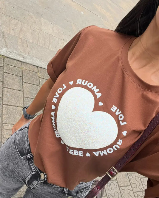 CAMISETA AMOUR CAFE
