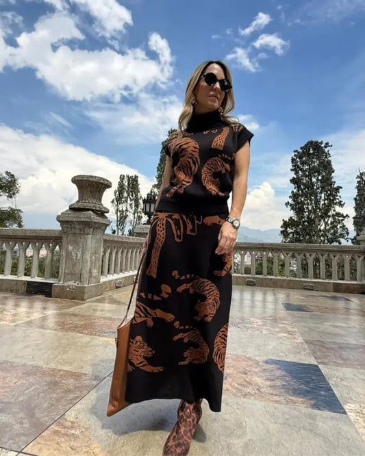FALDA TIGRE BAHAMAS NEGRO