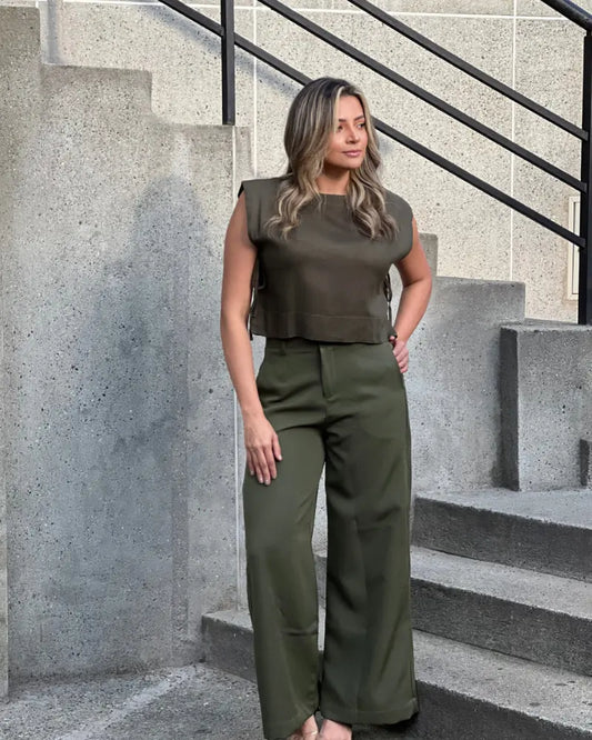 PANTALON BOHEMIA VERDE