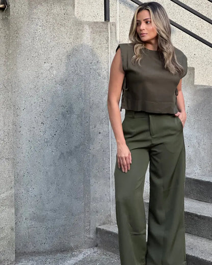 PANTALON BOHEMIA VERDE