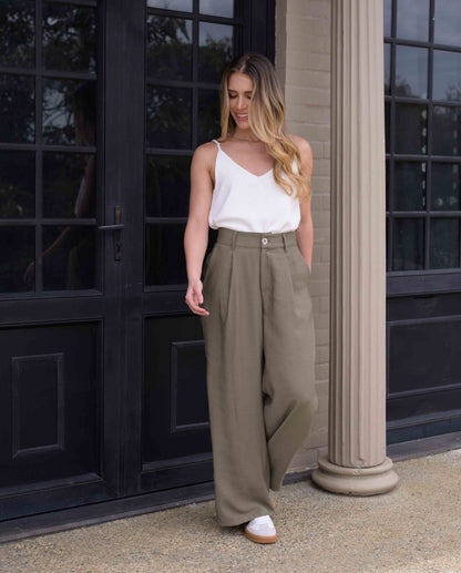 PANTALON KARY PLANE VERDE