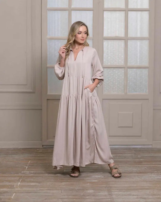 VESTIDO ELOISA PLANE ARENA