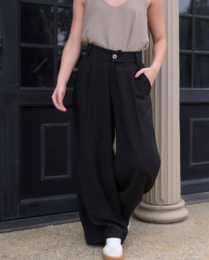 PANTALON KARY PLANE NEGRO