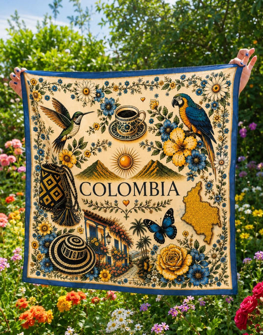 PAÑOLETA MARIPOSA AZUL