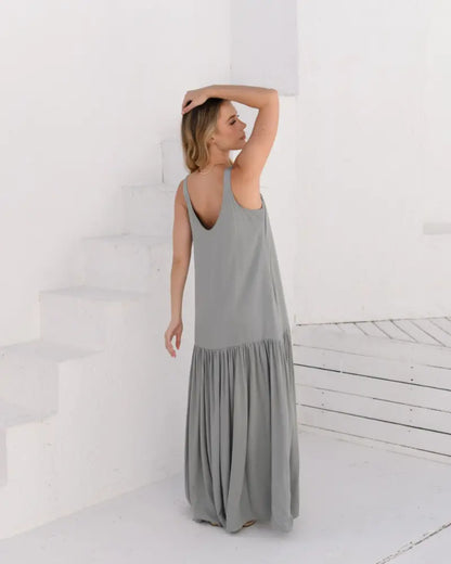 VESTIDO MARCIA PLANE SALVIA