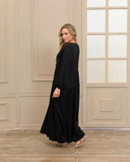 VESTIDO ELOISA PLANE BLACK