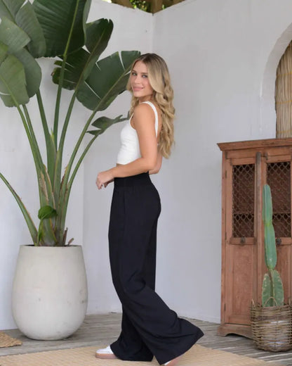 PANTALON OLIVIA PLANE NEGRO